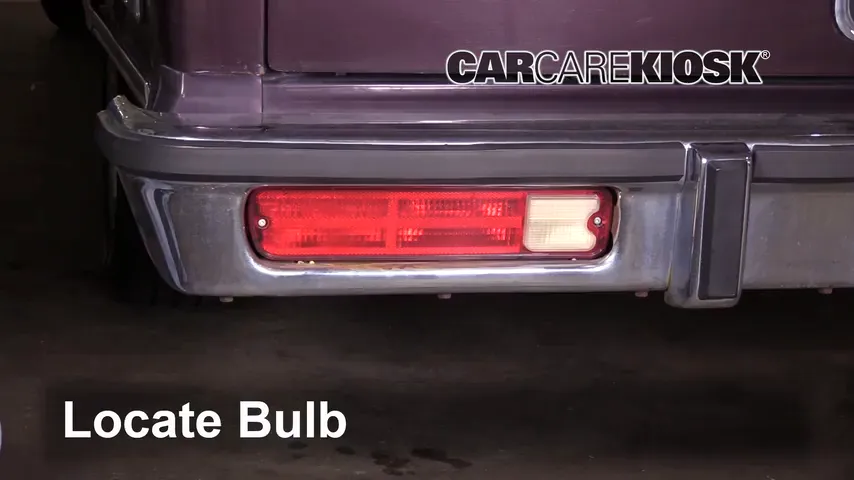 1987 Chevrolet El Camino 5.0L V8 Lights Reverse Light (replace bulb)